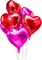 30-Pack 18in Red & Hot Pink Heart Foil Balloons – Party Decor for Valentine’s Day, Wedding & Bridal Shower